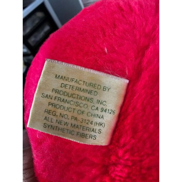 Vintage 1984 Del Monte Reddit Tomato‎ Country Yumkin Plush Stuffed Vegetable Red - Picture 4 of 8